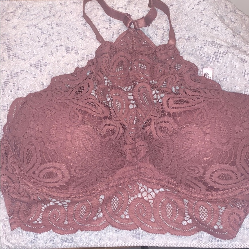 VS Crochet wire free push up Bralette